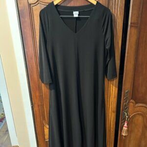 Chico's black jersey dress, size 1
